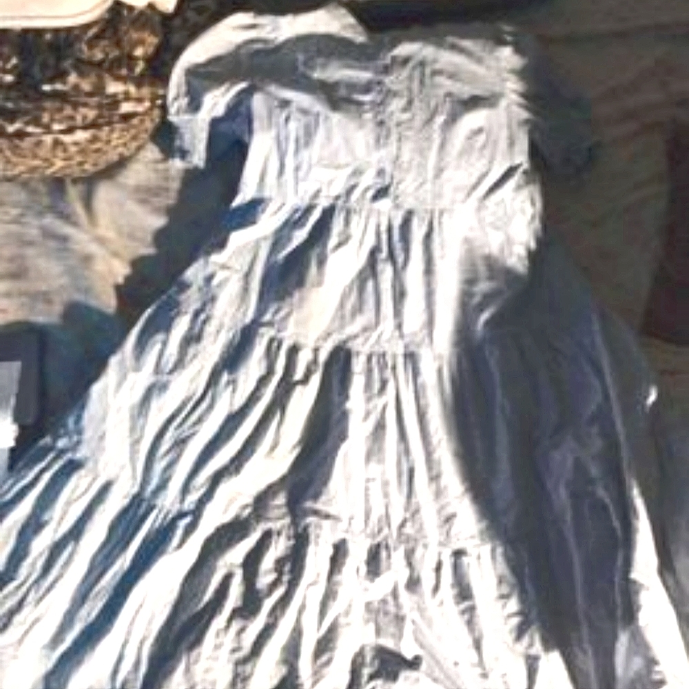 What when wear, church dress, medium, light blue